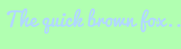 Image with Font Color B1D8FF and Background Color B1FFB1